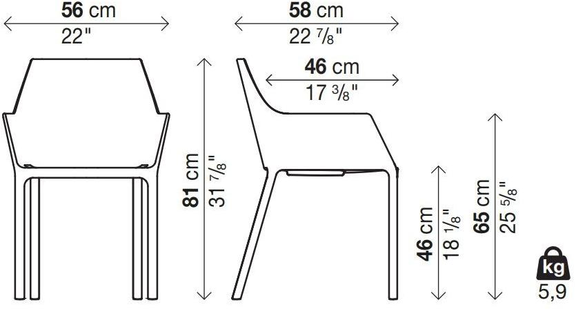Kristalia Штабелируемый стул из полипропилена sun-id-1382153 - Вид №10