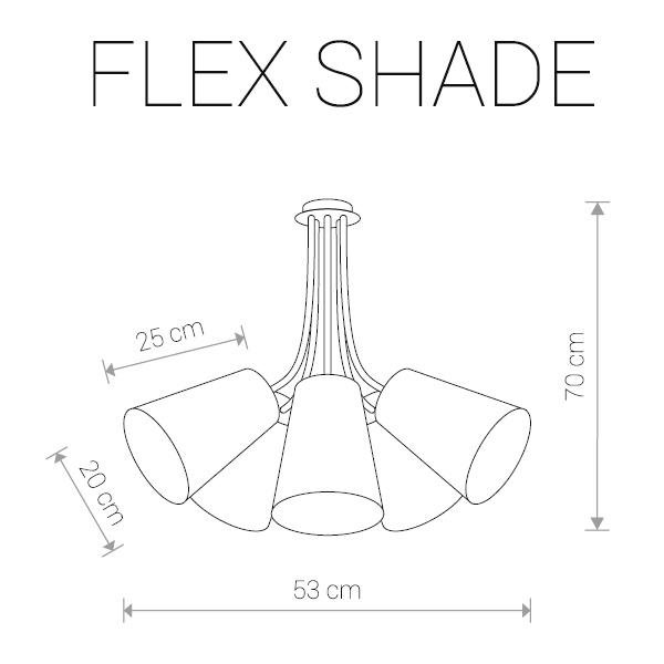 Подвесная люстра Nowodvorski Flex Shade 9278 NOWODVORSKI ДИЗАЙНЕРСКИЕ, FLEX SHADE 187492 Черный  - Вид №1