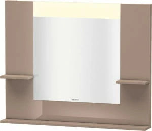 VE735108686 Vero Зеркало с полочками сбоку и внизу Капучино глянцевый лак