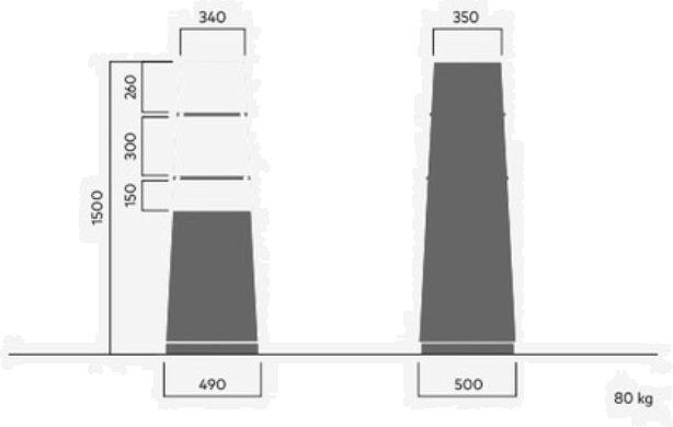 VESTRE Урна для мусора из стали sun-id-1488365 - Вид №3