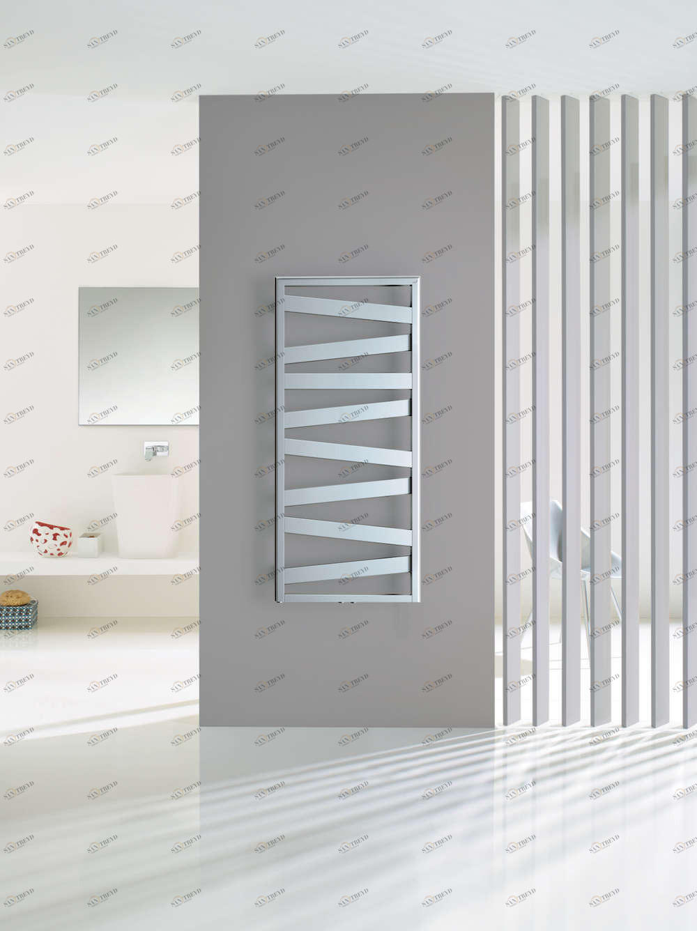 Электрический радиатор TKZO-050-060/GF Kazeane Chromé Acova 1686 