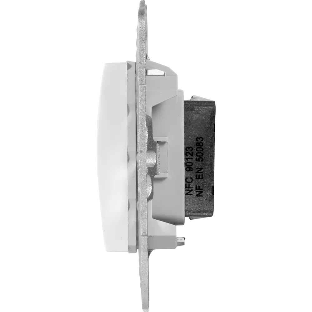 ТВ-розетка проходная встраиваемая Systeme Electric Unica шлейф, цвет бежевый STLM-2117534 - Вид №4