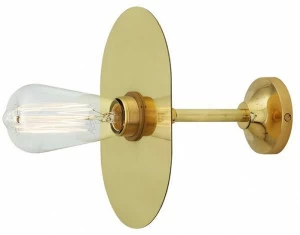 Mullan Lighting Бра с прямым светом ручной работы из латуни Kigoma Mlwl240