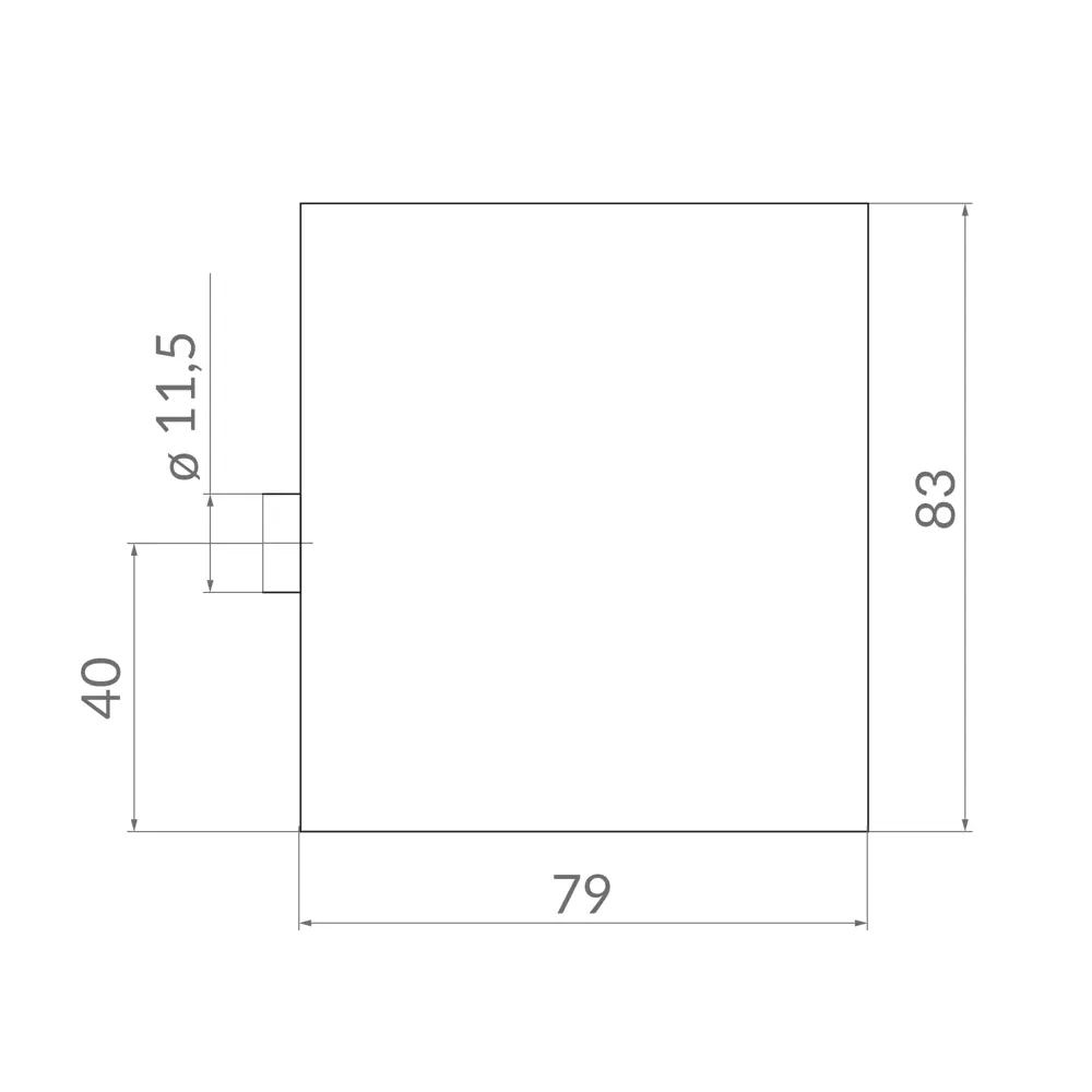 Замок гаражный навесной с ключом Punto 85x80 мм чугун STLM-2169775 - Вид №2