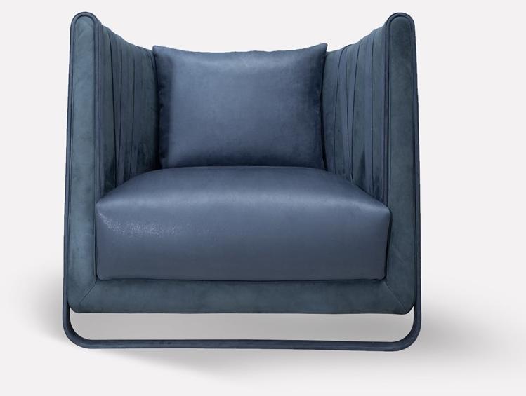 MORADA Мягкое кожаное кресло с подлокотниками Bond Bond ac - Вид №1