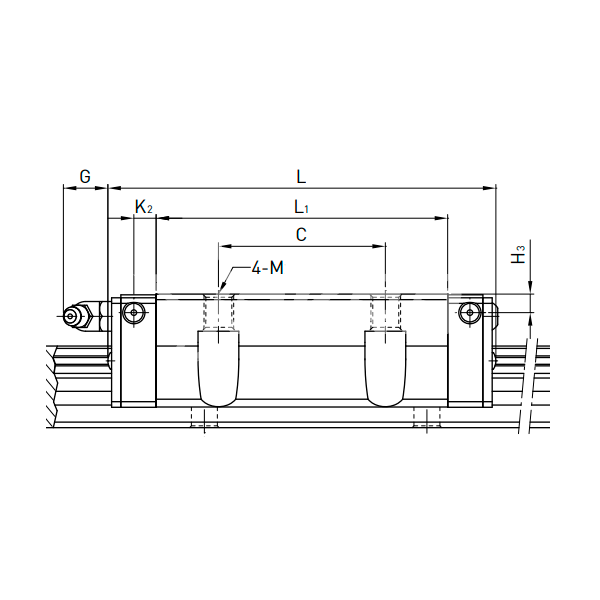IS524 Каретка HGW15CCZAH ISKRA  - Вид №2