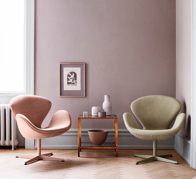 Кресло дизайнерское черная шерсть Arne Jacobsen Style Swan Chair SOHO DESIGN ДИЗАЙНЕРСКИЕ, SWAN 131545 Черный  - Вид №6