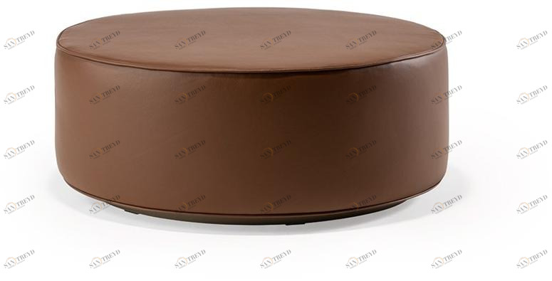 Reflex Круглый кожаный пуф sun-id-1486516