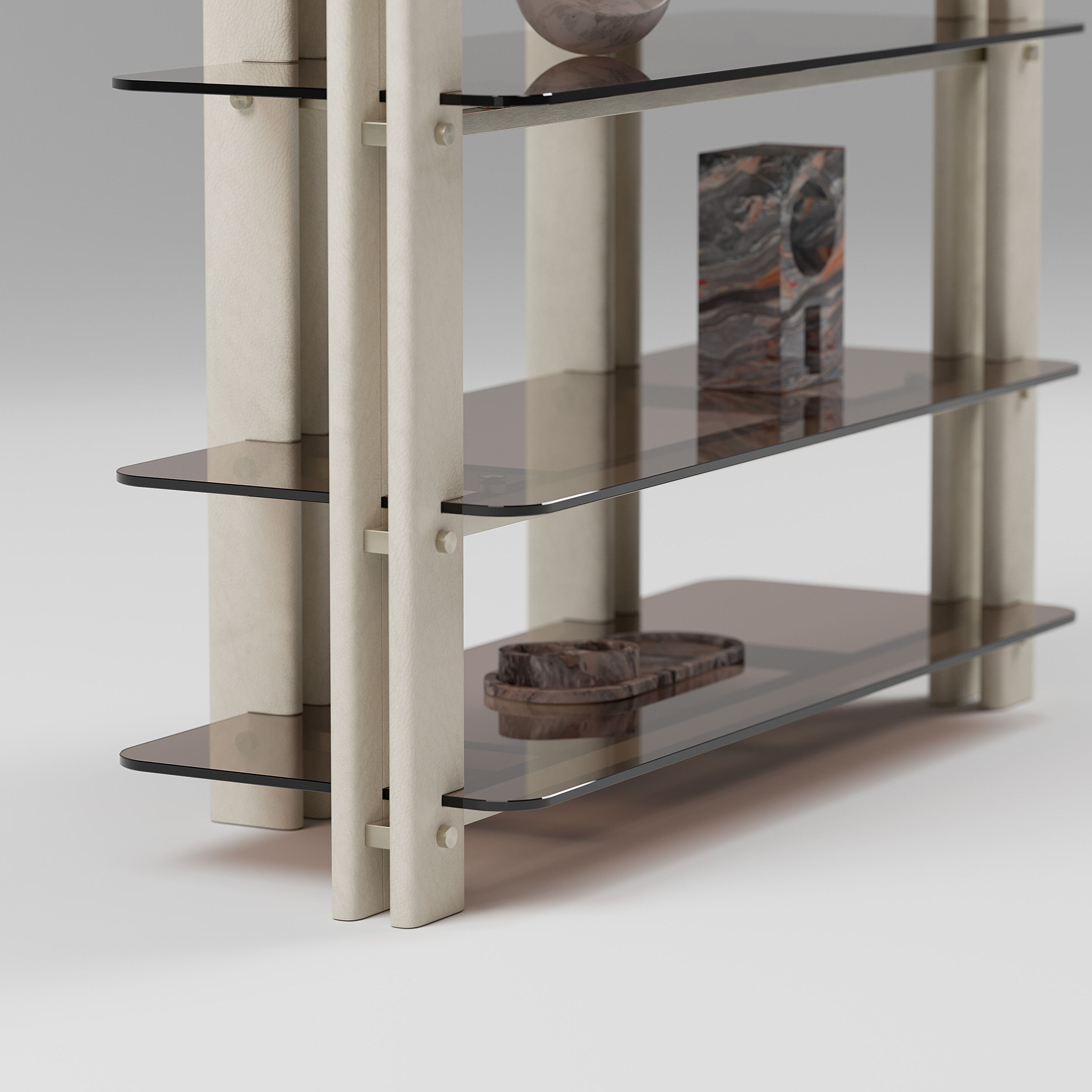 Деревянный двухсторонний книжный шкаф Capital Collection Diesis ARCH-00146535 - Вид №11