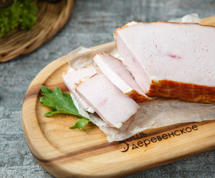 7382 Буженина из индейки запеченая в/к "Плетенка" Вкусляндия  - Вид №1