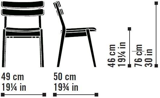 Very Wood Штабелируемый деревянный стул с открытой спинкой Frame sun-id-1445634 - Вид №11