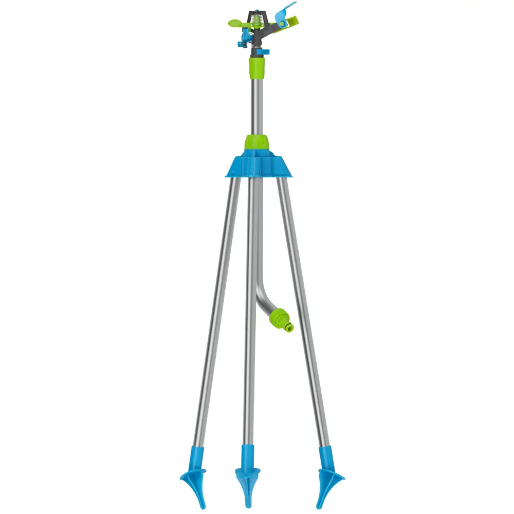 PALISAD Impulse Sprinkler 360° with Tripod for Garden Irrigation 89342210 STLM-0962352