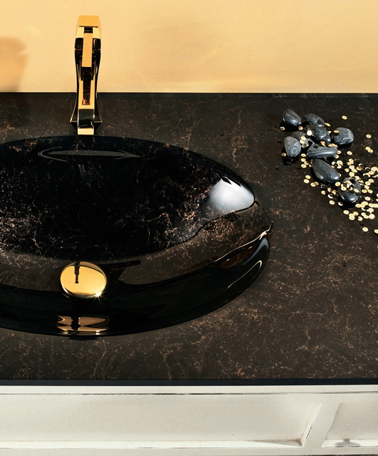 G8037 Tifernoit Белая лакированная композиция для ванной Bagno 