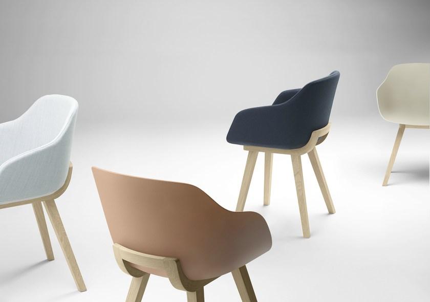 ALKI Экологический пластиковый стул с подлокотниками Kuskoa bi sun-id-1373710 - Вид №8