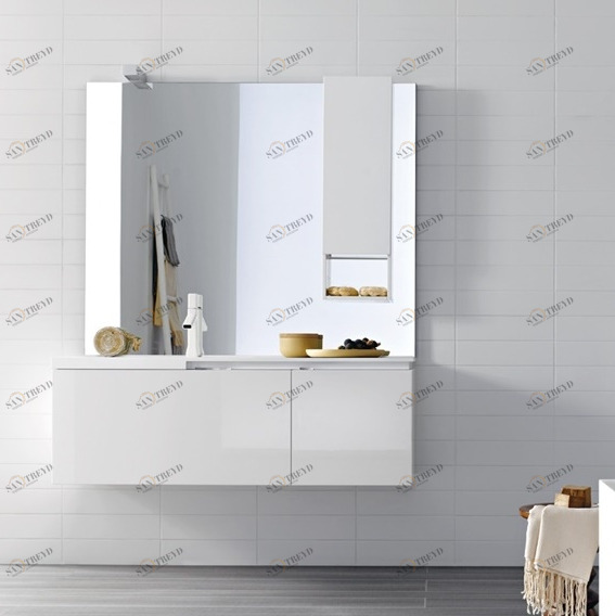 Комбинация ванной комнаты FLY102 в отделке INFINITY Milltek/Bianco MILLDUE FLY