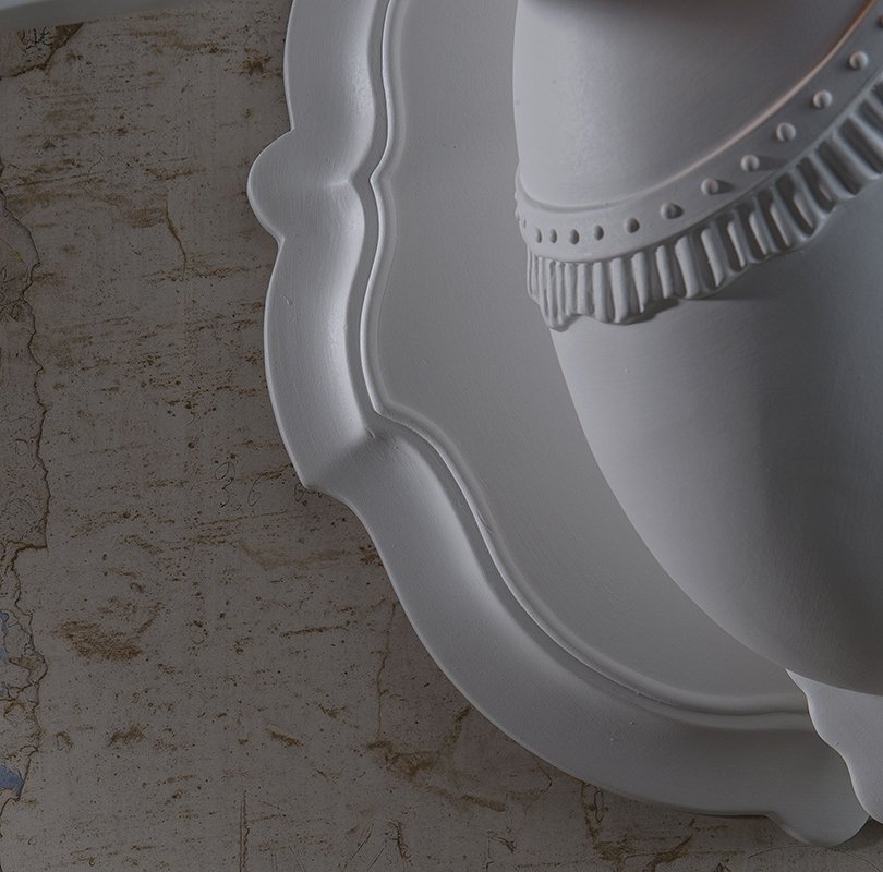 Светильник настенный белый Cubano KARMAN С ПТИЧКОЙ 00-3882937 Белый  - Вид №3