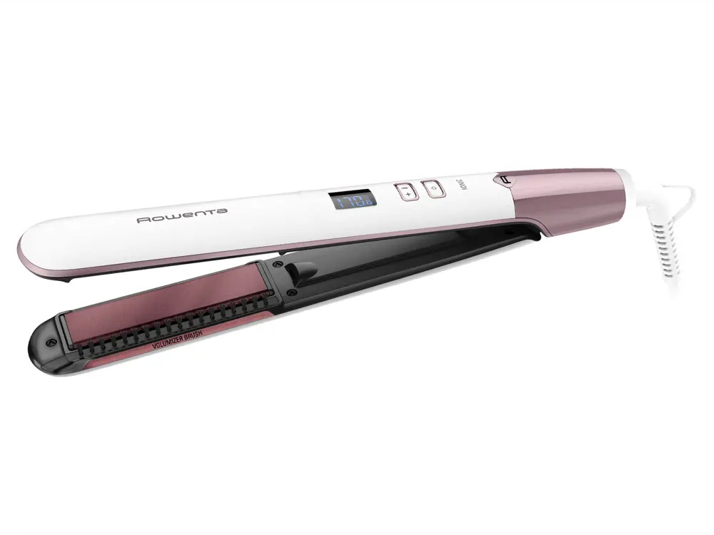 91307888 Выпрямитель для волос Rowenta Volumizer SF4655F0 белый ЖК-дисплей время нагрева 30 секунд STLM-0979839