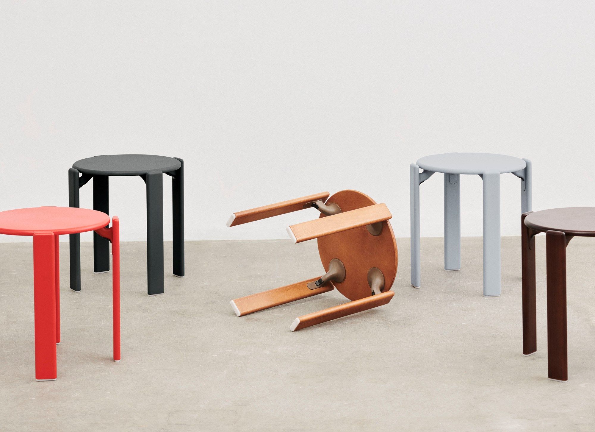 Низкий стул из бука Hay Рей ARCH-00064341 - Вид №8