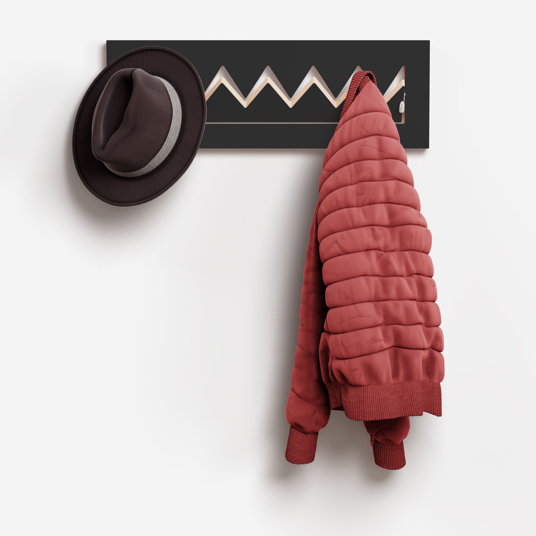 Вешалка для одежды из фанеры AMBIVALENZ Fläpps Crownhäng 60x20-1 ARCH-00132268 - Вид №3