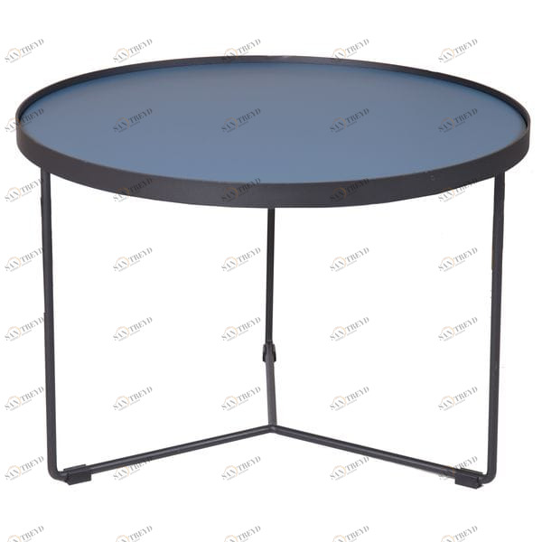 Журнальный столик круглый синий 65 см Palitra UNICO  248913 Синий 