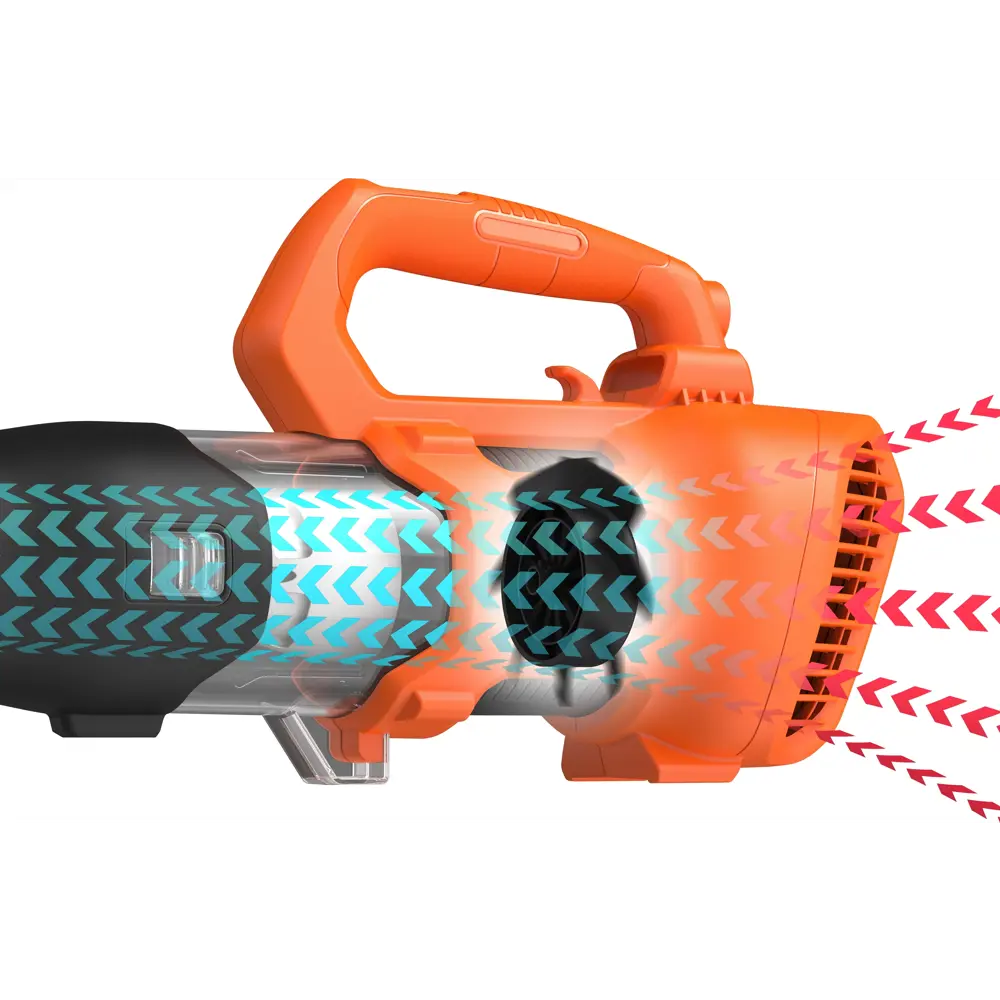 Воздуходувка аккумуляторная Black Decker 18 В АКБ и ЗУ в комплекте BLACK + DECKER STLM-2020306 - Вид №2