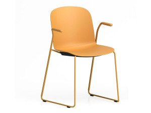 Штабелируемый стул из полипропилена с подлокотниками