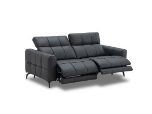 Кожаный линейный диван с электроприводом
