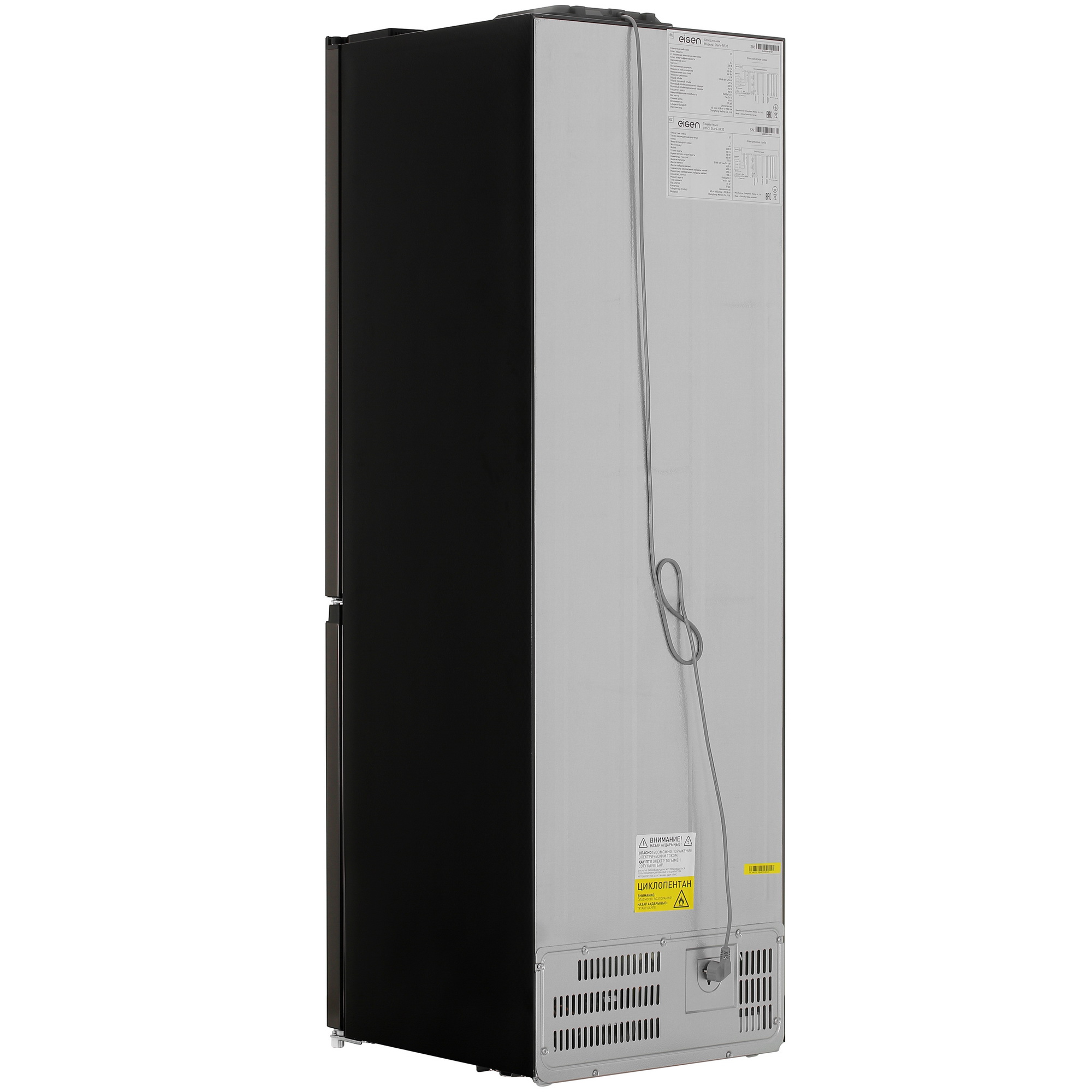 5078100 Холодильник с морозильником   Eigen Stark-RF32 серый STDN-0079244 - Вид №4