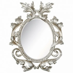Зеркало настенное 87х69 см античное серебро Glory Silver ART-ZERKALO ДИЗАЙНЕРСКИЕ 00-3884091 Зеркальный;серебро
