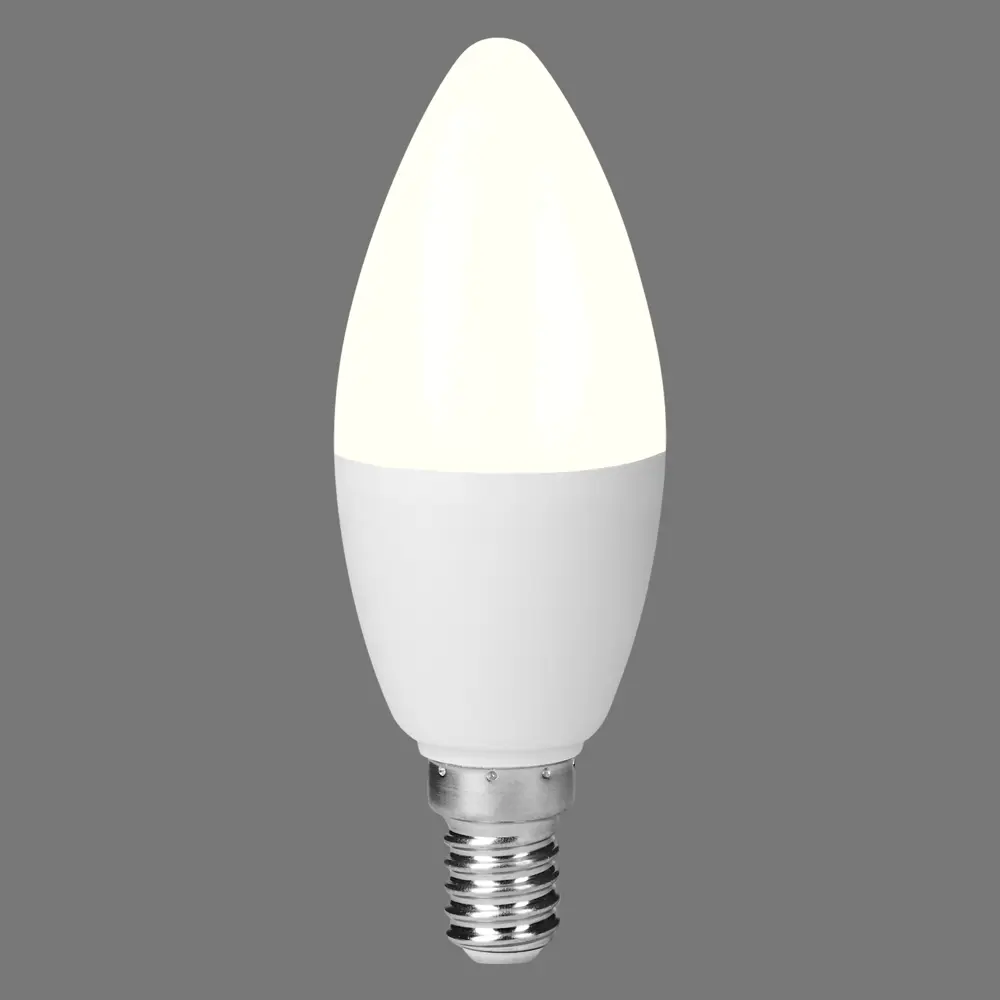 Лампа светодиодная Osram E14 220-240 В 6.5 Вт свеча матовая 550 лм нейтральный белый свет 85095308 STLM-2052072  - Вид №2