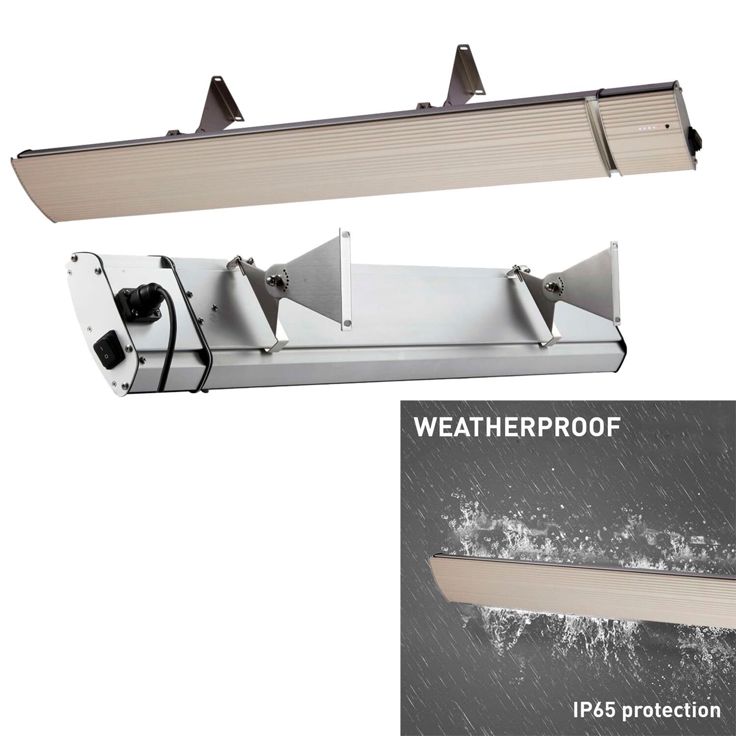 Инфракрасный обогреватель из стеклокерамики и алюминия SINED CALORE 2400 ARCH-00146802 - Вид №1