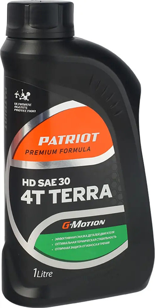Моторное масло PATRIOT G-Motion HD SAE 30 для четырехтактных двигателей 82977271