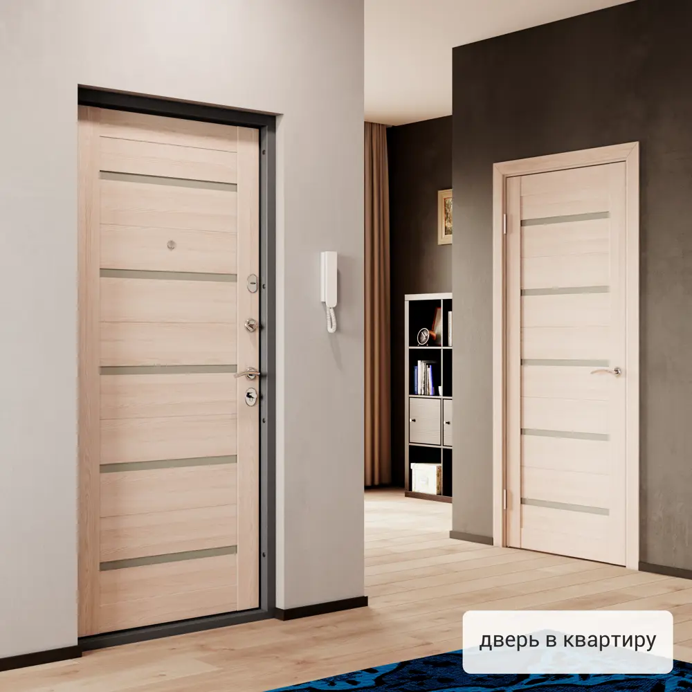 Дверь входная металлическая Страйд, 860 мм, правая, цвет дукато бора TOREX STLM-2081104 - Вид №15