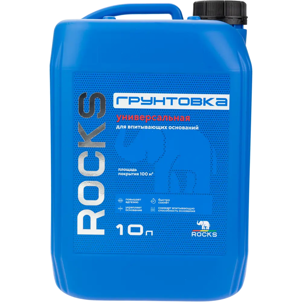 Грунтовка универсальная для сухих помещений Rocks 10 л STLM-2048538