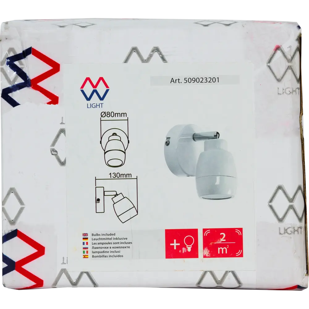 Спот Аква 1хGU10х28 Вт 220 В IP44 металл/пластик цвет белый MW-Light STLM-2015136 - Вид №3