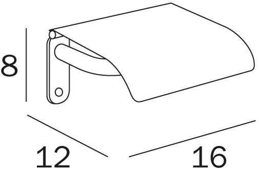 INDA® Держатель для бумаги с крышкой Ego Av426f - Вид №1