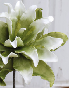 7898 807 a3 Искусственный протея мягкий цветок, 38 см, зелено-белый H-andreas