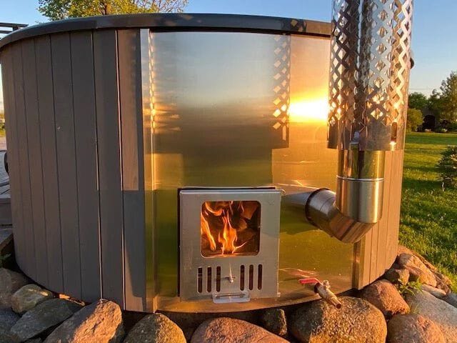 Открытый круглый мини-бассейн с джакузи Saunamo Thermalux ARCH-00035614 - Вид №3