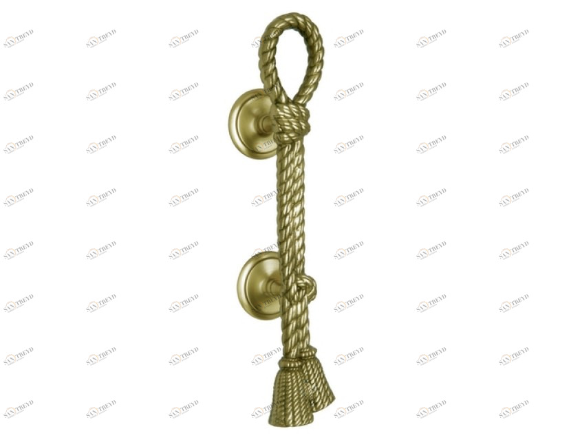 0N4484.000.44 Ручка дверная на розетках 400мм Мат античная латунь Mestre 