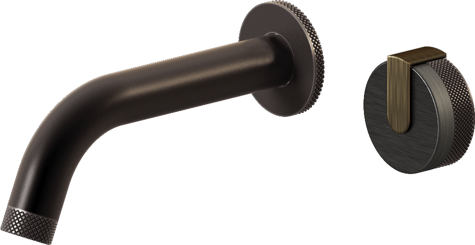 E-11535-R1BOX-L1VBB-GM Настенный прогрессивный смеситель скрытого монтажа для раковины GRAFF MOD+