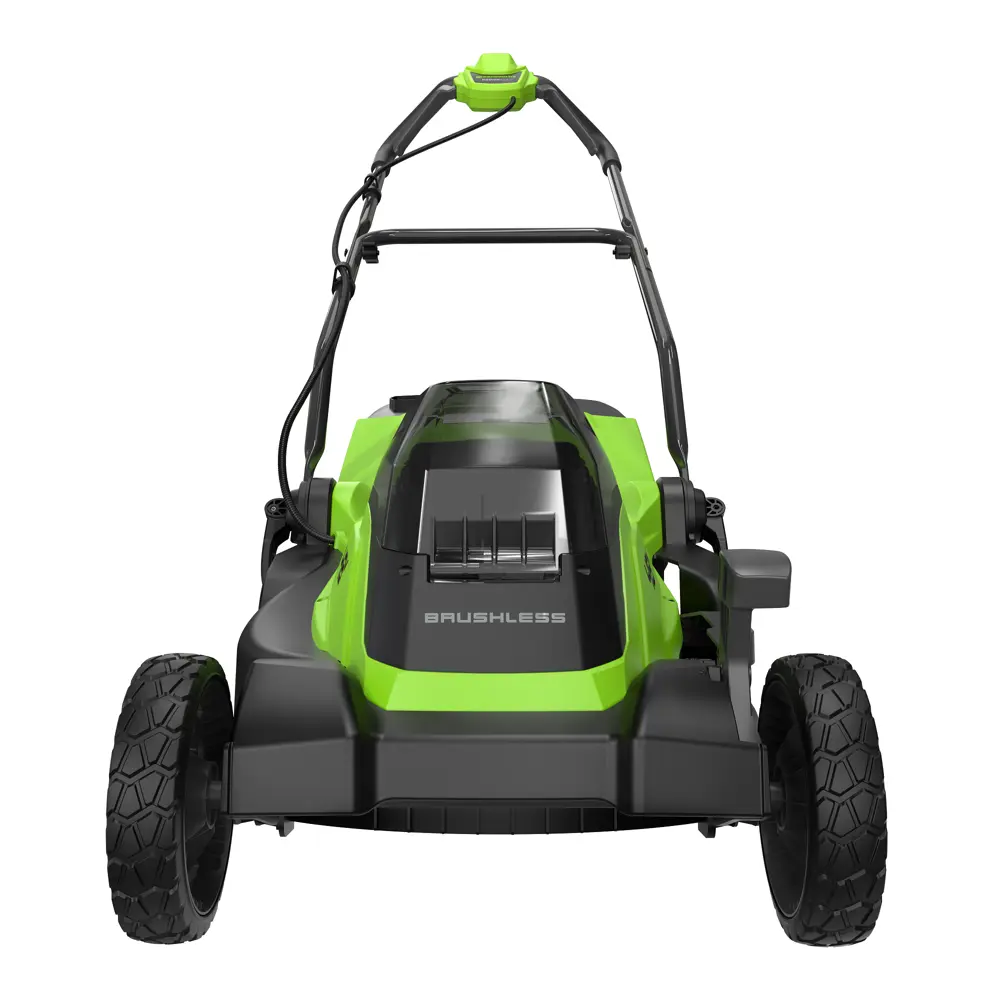 Газонокосилка аккумуляторная бесщеточный самоходная Greenworks GD24X2LM361 24 Вт 36 см 2xАч АКБ и ЗУ входит в комплект 89456469 STLM-2158811  - Вид №1