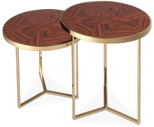 Malabar Круглый деревянный журнальный столик sun-id-1413078 - Вид №2