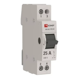 Трехпозиционный переключатель EKF Proxima 1P 25 А