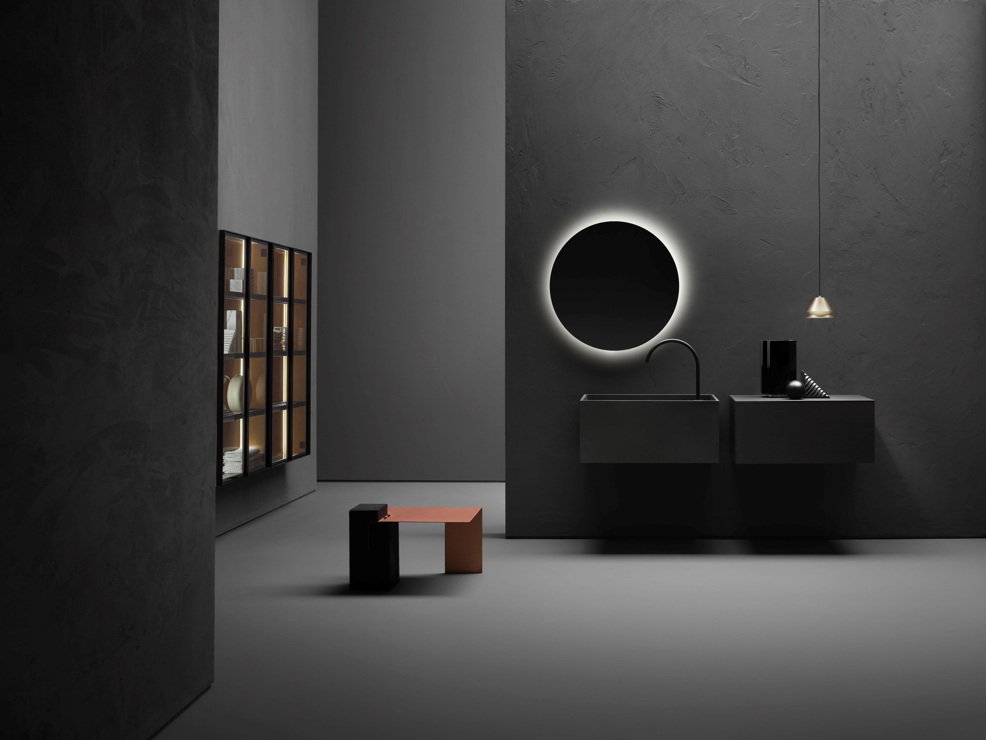 Прямоугольная подвесная раковина из Цементаbasic® Falper Minimum ARCH-00028619 - Вид №3