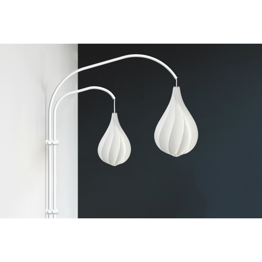 Кронштейн настенный double white (Д-77,7, В-123 см) D1,5 текстильный провод с вилкой UMAGE 4130 - Вид №1