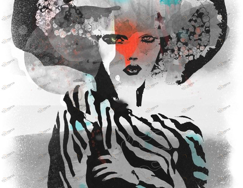 MOMENTI Авторский художественный принт Crazy home paintings Gi-035