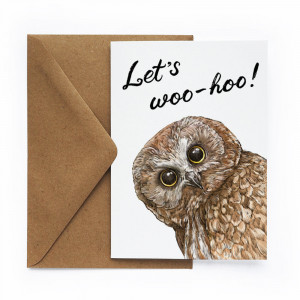 486139 Открытка «Вухуу» Cards for you and me