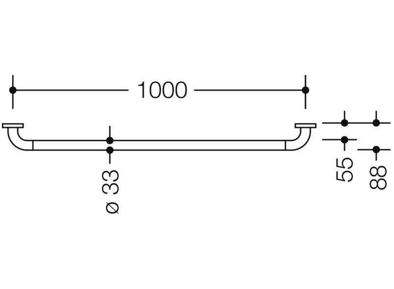 801.36D170 ручка для захвата HEWI HEWI active+  - Вид №1
