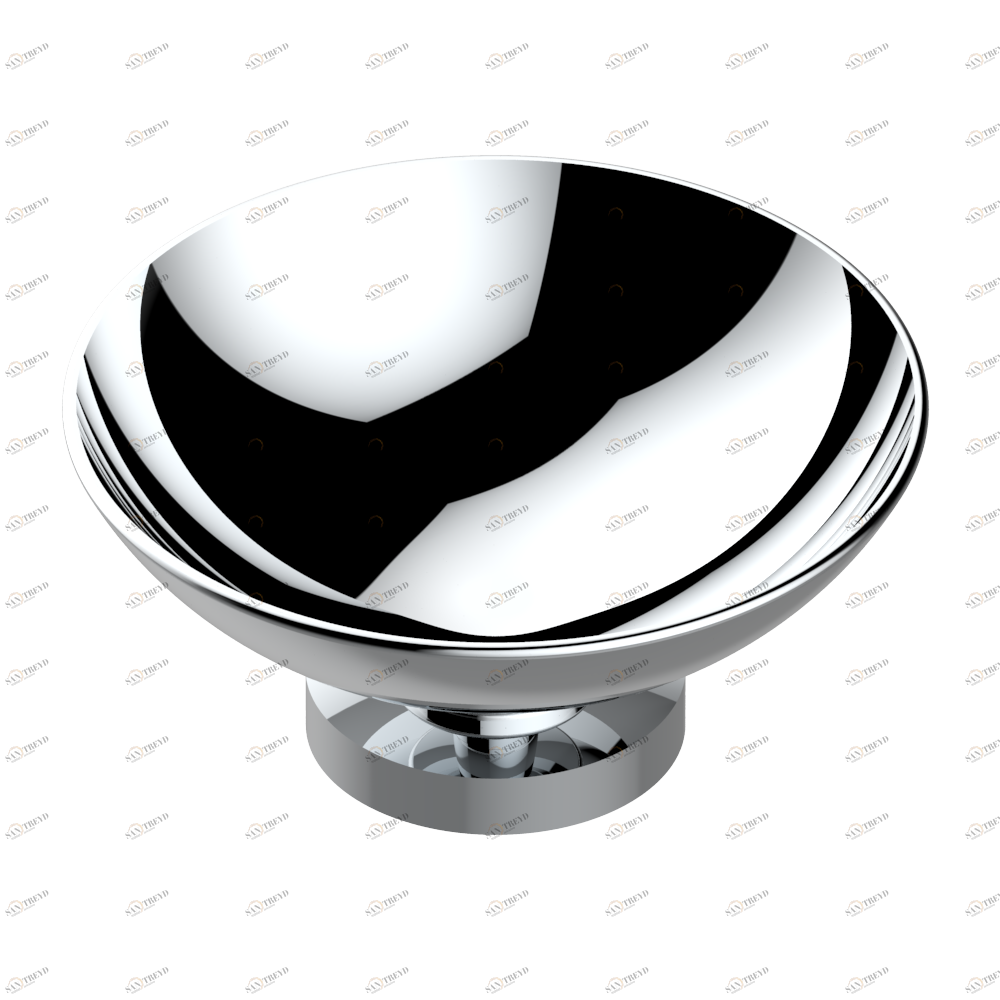 U6H-544 Мыльница на подставке, диаметр : 100 мм Thg-paris Beyond crystal с красным хрусталём Хром U6H-544 CAT.A