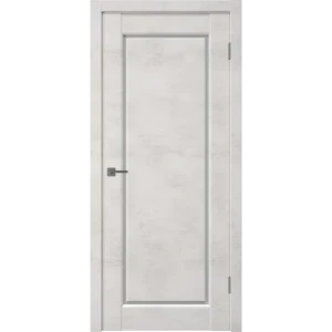 Дверь межкомнатная Манxэттен 1 остеклённая ПВХ ламинация цвет лофт крем 70x200 см (с замком и петлями)